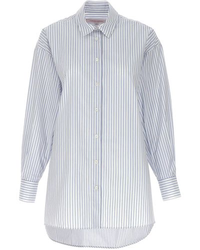 Carolina Herrera Striped Shirt Camicie Multicolor - Bianco