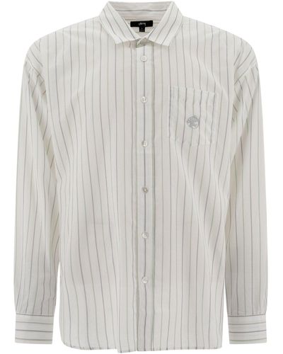 Stussy Classic Striped Shirt Shirts - White
