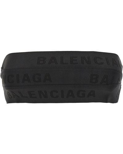 Balenciaga Jacquard Logo Top Tops - Black