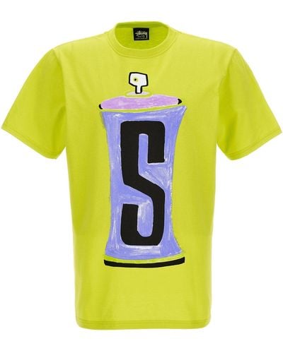 Stussy Spraycan T-shirt - Yellow