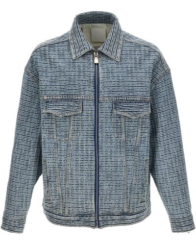 Givenchy 4G Casual Jackets, Parka - Blue