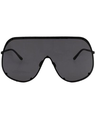 Rick Owens 'shield' Sunglasses - Black