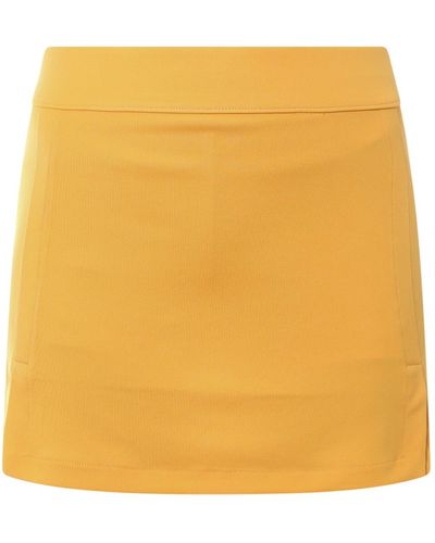 J.Lindeberg Technical Jersey Skirt - Yellow