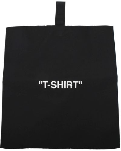 Off-White c/o Virgil Abloh Idee regalo t-shirt pouch Tessuto Nero