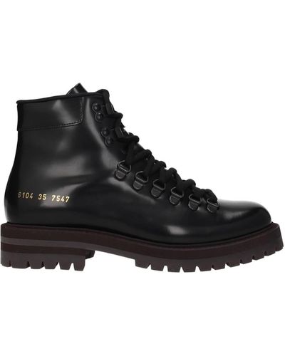 Common Projects Ankle Boots Leather - Black