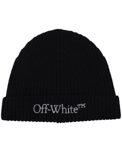 Off-White c/o Virgil Abloh Hats Virgin Wool Silver - Black