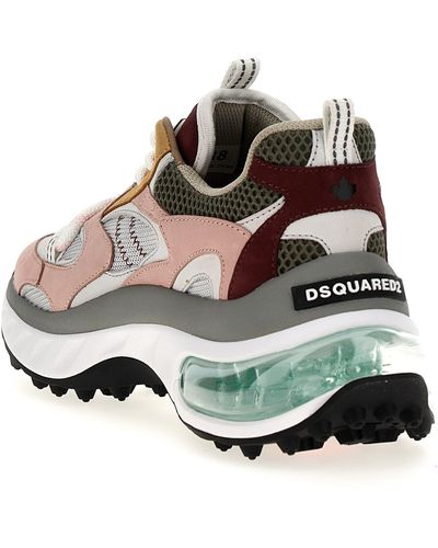 DSquared² Bubble Sneakers Multicolor - Bianco