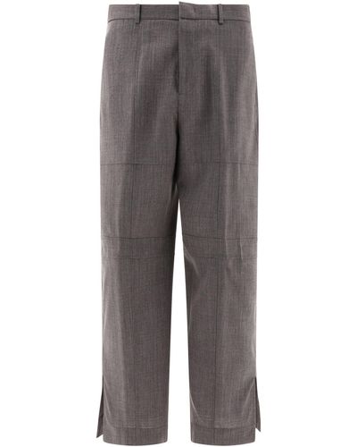 Jil Sander "Ripstop" Trousers - Grey