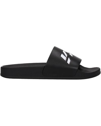 Vetements Slippers And Clogs Leather White - Black