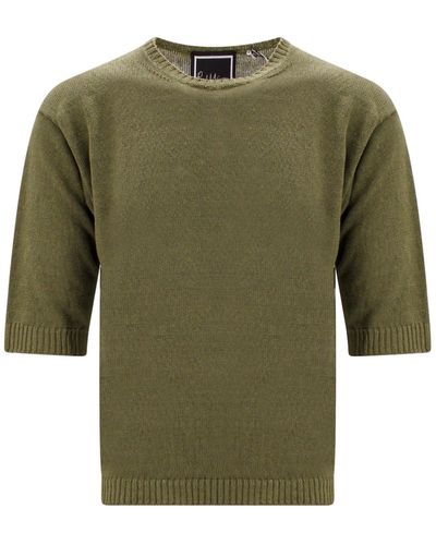 PAUL MÉMOIR Linen Sweater - Green