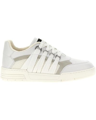 Moschino Leather Trainers - White