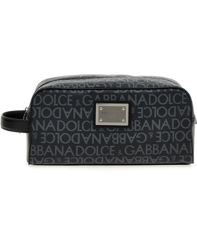 Dolce & Gabbana Dolce&gabbana Beauty Cases Fabric Gray - Black
