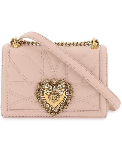 Dolce & Gabbana Devotion Medium Bag - Pink