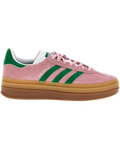 adidas Originals Gazelle Bold Sneakers Rosa - Verde