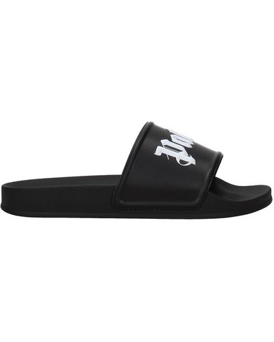 Palm Angels Slippers And Clogs Polyester - Black
