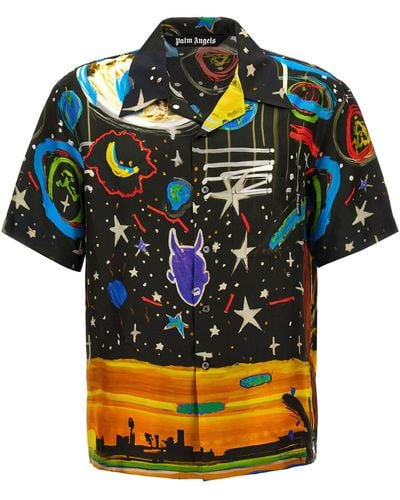 Palm Angels Starry Night Shirt, Blouse - Multicolor