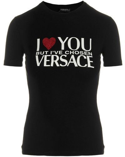 Versace T-shirts e top - Nero