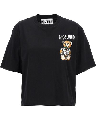 Moschino Teddy Bear T Shirt Nero