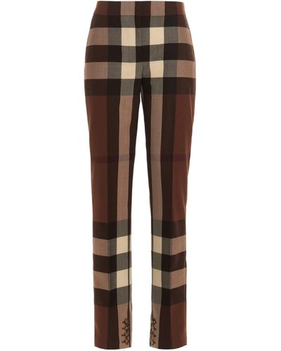Burberry Aimie Trousers - Brown