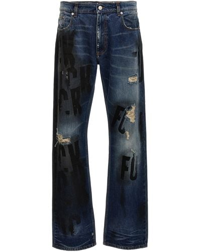1017 ALYX 9SM Mark Flood Jeans Blu