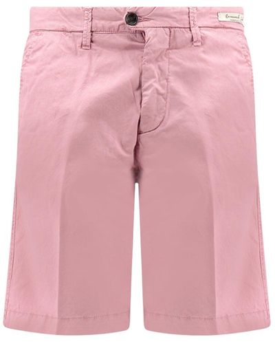 PERFECTION GDM Cotton Bermuda Shorts - Pink
