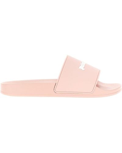 Palm Angels Essential Logo Sandals - Pink
