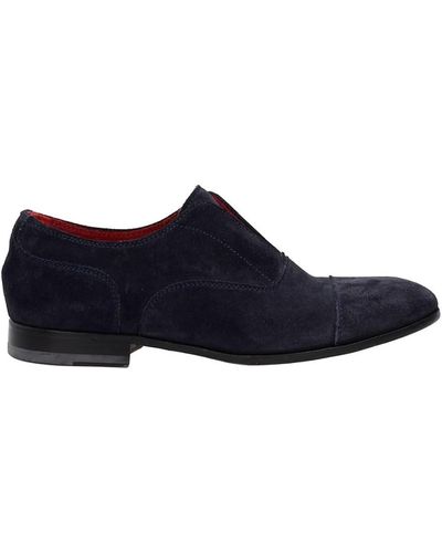 Green George Lace Up And Monkstrap Suede - Blue