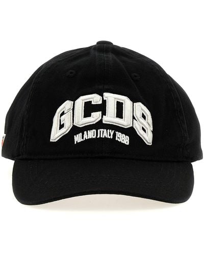 Gcds Logo Embroidery Cap Cappelli Nero