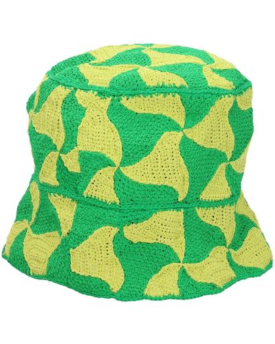 Bottega Veneta Hats Cotton Kiwi - Green