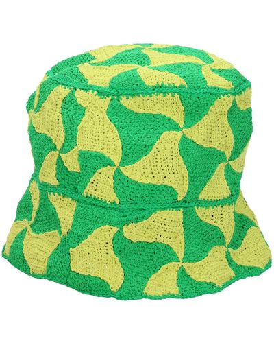 Bottega Veneta Cappelli Cotone Verde Kiwi