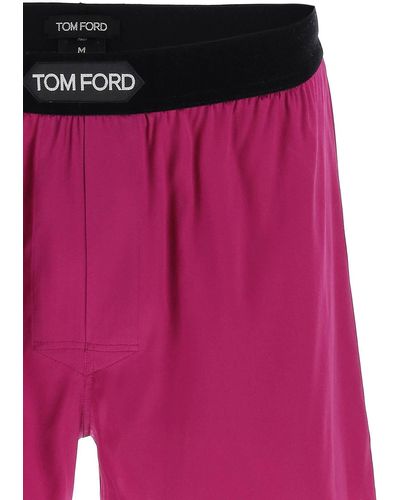 Tom Ford Silk Boxer Set - Pink