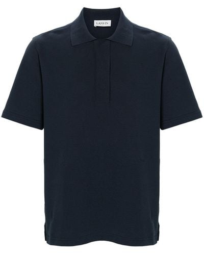 Lanvin Short-Sleeved Polo Shirt - Blue