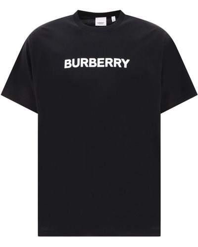 Burberry Harriston T-Shirts - Black