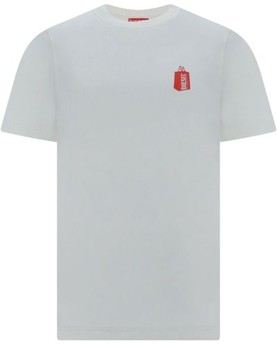 DIESEL T-Shirt - Bianco