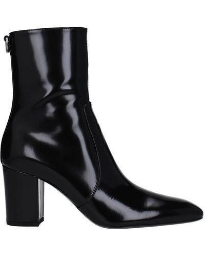 Saint Laurent Ankle Boots Leather - Black