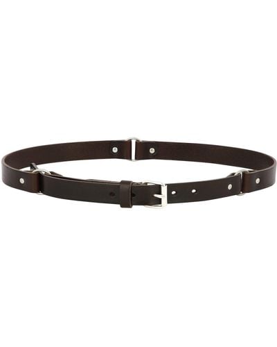 Our Legacy "Ring" Belt - White