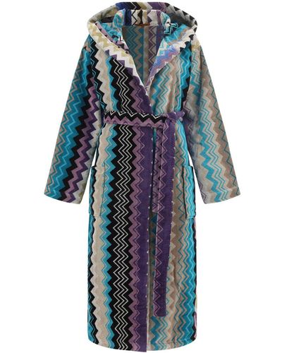 Missoni Accappatoio Giacomo-Unisex - Blu