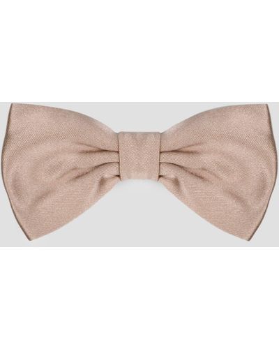 Tagliatore Silk bow tie - Neutro