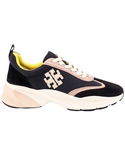 Tory Burch Nylon And Suede Sneakers - White