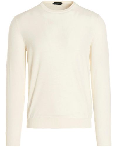 Zanone Wool Sweater - White