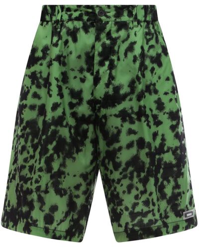 DSquared² Shorts uomo poliammide - Verde