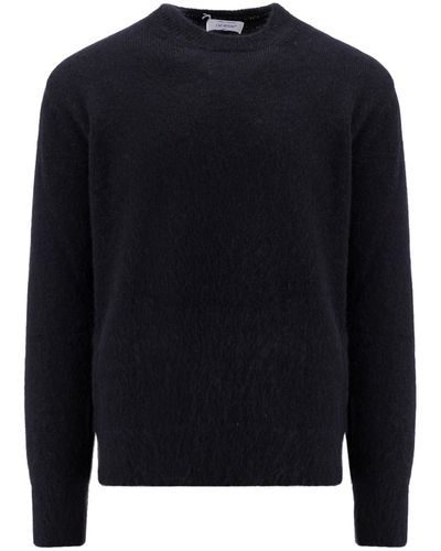 Off-White c/o Virgil Abloh Mohair Blend Sweater With Arrow Motif - Blue