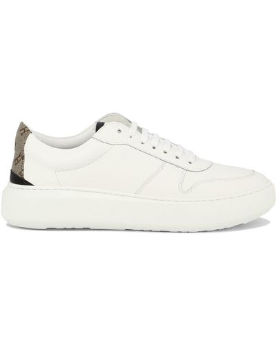Herno Trainers With Monogram - White