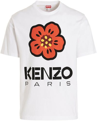 KENZO Boke Flower-print Cotton-jersey T-shirt X - White