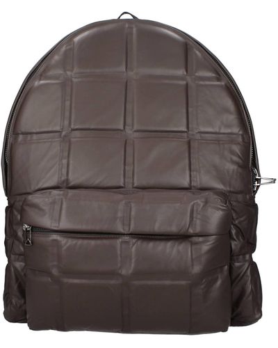 Bottega Veneta Backpack And Bumbags Leather Dark Chocolate - Brown