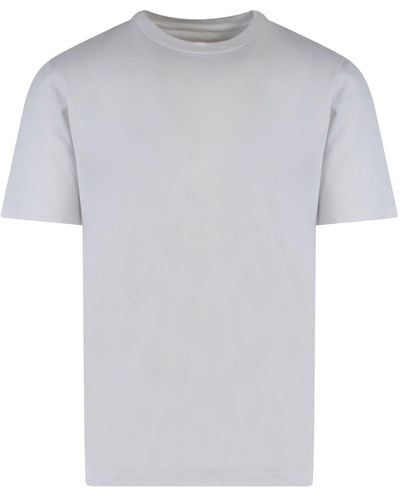 Maison Margiela Cotton T-shirt With Back Iconic Stitching - White