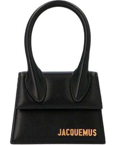 Jacquemus Le Chiquito Hand Bags - Black