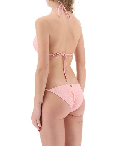 Versace Top Bikini Barocco - Rosa