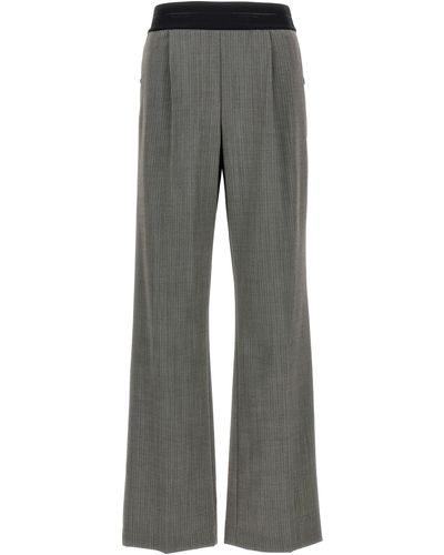 Helmut Lang Chevron Trousers - Grey
