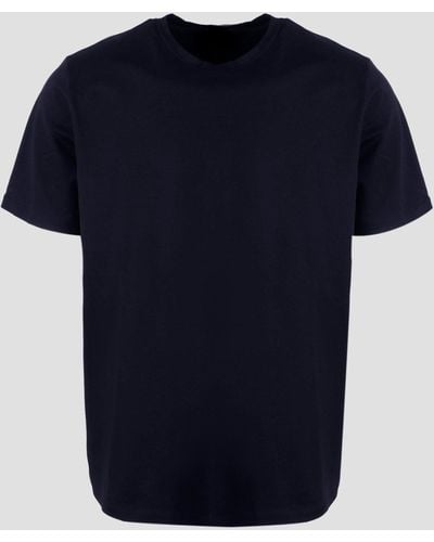 Herno Superfine Cotton Stretch T-Shirt - Blue